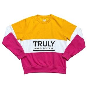 Truly Hard Seltzer Sweatshirt Colorblock M Medium